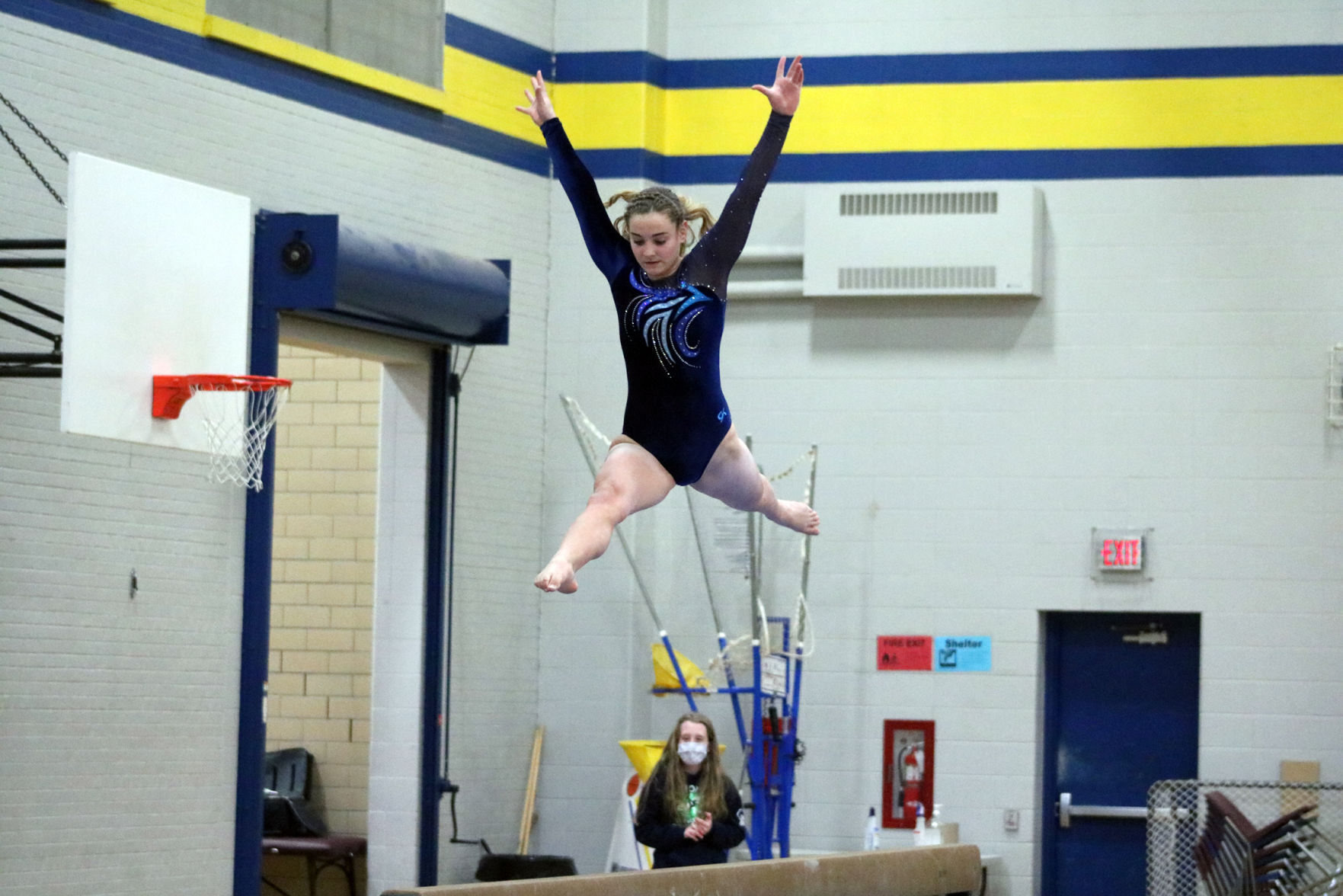 Rice Lake gymnastics vs. Hudson 1-12-21